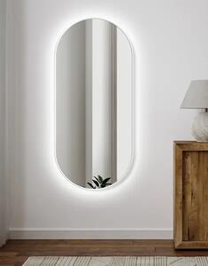 Zrkadlo Zeta SLIM biele LED Ambient 60 x 150 cm