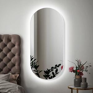 Zrkadlo Zeta SLIM biele LED Ambient 60 x 80 cm