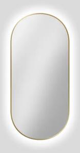Zrkadlo Zeta SLIM Gold LED Ambient 60 x 80 cm