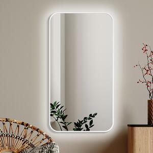 Zrkadlo Mirel SLIM LED Ambient biele 90 x 120 cm
