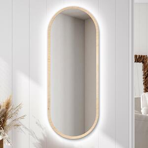Zrkadlo Zeta LED Wood Ambient 60 x 130 cm
