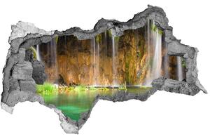 Diera 3D v stene nálepka Plitvické jazerá nd-b-47053009