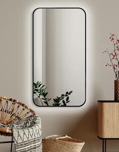Zrkadlo Mirel SLIM LED Ambient Black 80 x 120 cm