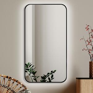 Zrkadlo Mirel SLIM LED Ambient Black 90 x 120 cm