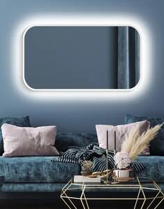 Zrkadlo Mirel LED Ambient biele 90 x 120 cm