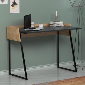 Písací stôl Lobiba 2 (antracit + dub) . Vlastná spoľahlivá doprava až k Vám domov. 1094960