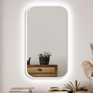 Zrkadlo Mirel LED Ambient biele 80 x 120 cm