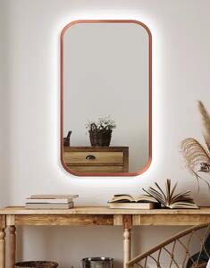 Zrkadlo Mirel LED Ambient Copper 90 x 120 cm