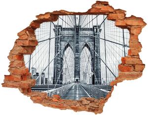 Fototapeta diera na stenu 3D Brooklyn bridge nd-c-94990249