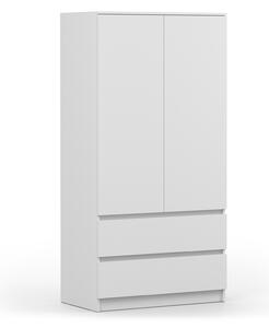 Šatníková skriňa Sollo 90x180x50 - biela
