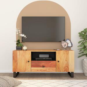 TV skrinka 105x33,5x46 cm masívna akácia a spracované drevo
