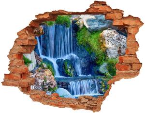 Fotoobraz diera na stenu Tehla vodopád nd-c-121317057