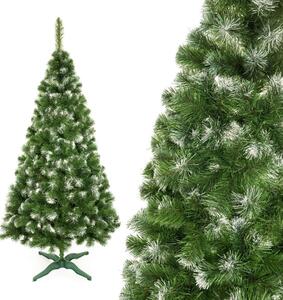 LEAN TOYS Vianočný stromček 150 cm so snehom - zelený
