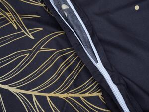 Obliečky z mikrovlákna VISATA čierne Rozmer obliečky: 2 ks 70 x 80 cm | 160 x 200 cm