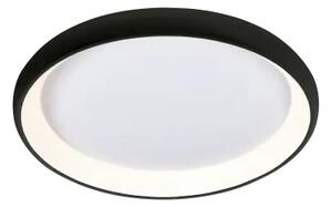 Moderné stropné svietidlo Antonio 61 čierna CCT s diaľkovým ovládaním