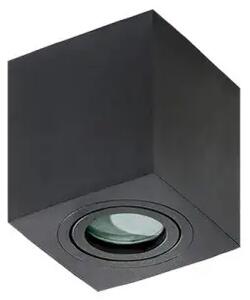 Moderné bodové svietidlo Brant square čierne