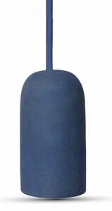 V-TAC Betónová závesná lampa váza (9 farieb), Modrá