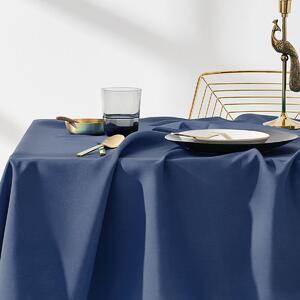 Tmavo modrý kvalitný obrus na stôl 140 x 300 cm Modrá