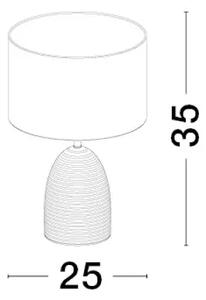Rustikálna stolová lampa Chempo
