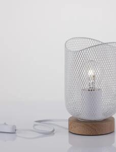 Dizajnová stolová lampa Lyron 12 biele
