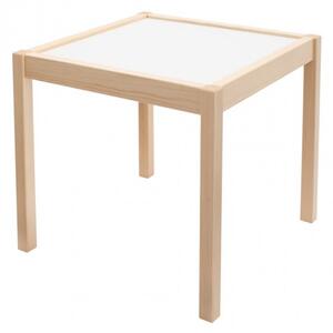 Detský drevený stôl so stoličkami New Baby PRIMA prírodný, Vhodnosť: Pre všetkých