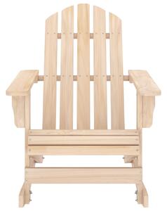 Záhradná hojdacia stolička Adirondack jedľový masív