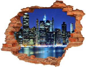 Fototapeta diera na stenu Manhattan new york city