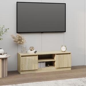 TV skrinka s dvierkami dub sonoma 102x30x36 cm
