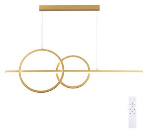 BRILAGI - LED stmievateľný luster na lanku SIGNATURE LED/53W/230V 120 cm zlatá + diaľkové ovládanie
