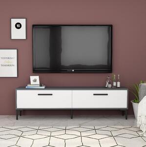 TV stolík/skrinka Vupaki (antracit + biela) . Vlastná spoľahlivá doprava až k Vám domov. 1095232