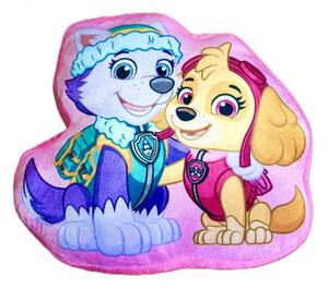 3D mikroplyšový detský vankúšik Paw Patrol ružový Setino