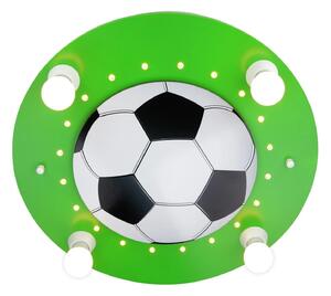 Futbalové stropné svietidlo zelená