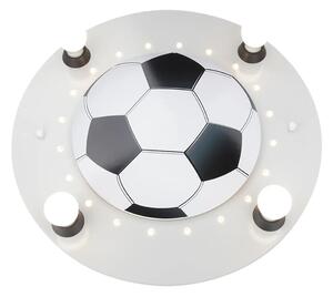 Futbalové stropné svietidlo sivá