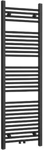 CERANO - Kúpeľňový radiátor Benito - stredové pripojenie 50mm/bočné - 583 W - čierna matná - 1500x450 mm