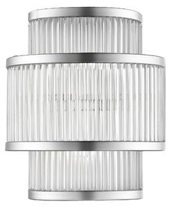 Luxusné nástenné svietidlo Sergio 4 chróm