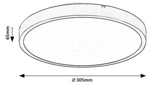 Rabalux 71426 - LED Kúpeľňové stropné svietidlo ALENZO LED/18W/230V IP44 biela