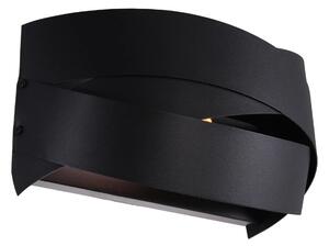 Dizajnové nástenné svietidlo Tornado čierna