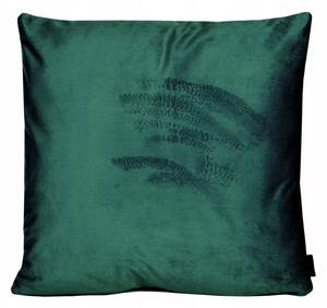 Dekoračná obliečka na vankúš VELVET 40x40 cm, tmavozelený