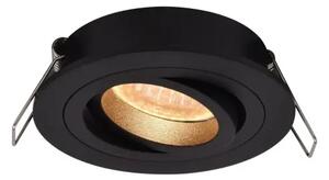 Bodové svietidlo Rondoo čierna Round