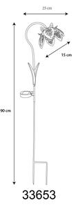 Globo 33653 - LED solárne svietidlo LED/0,06W/3,2V IP44 kvet