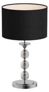 Moderná stolová lampa Rea čierna/chróm