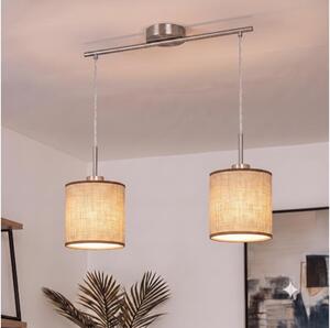 Brilagi - LED luster na lanku NUBILA 2xE27/60W/230V hnedá