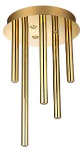 Moderné stropené svietidlo Ilios 5 stmievateľné zlatá