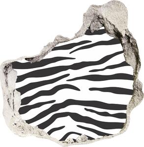Nálepka 3D diera samolepiaca Zebra pozadia nd-p-87477290