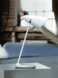 Dizajnová stolová lampa Elmo biela