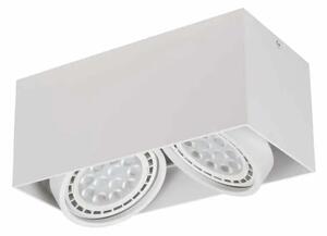 Minimalistické bodové svietidlo Cardi 2 biela 