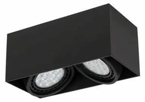 Minimalistické bodové svietidlo Cardi 2 čierna 