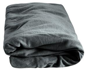 TOP Q jersey prestieradlo TMAVO ŠEDÉ 200x220 cm