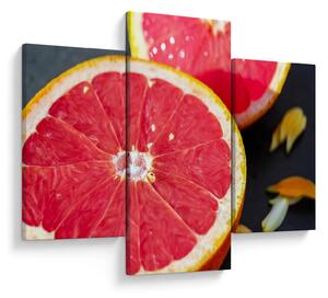 Obraz rozkrojených grapefruitov (90x60 cm)