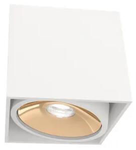 Moderné bodové svietidlo Cardi I biela/zlatá